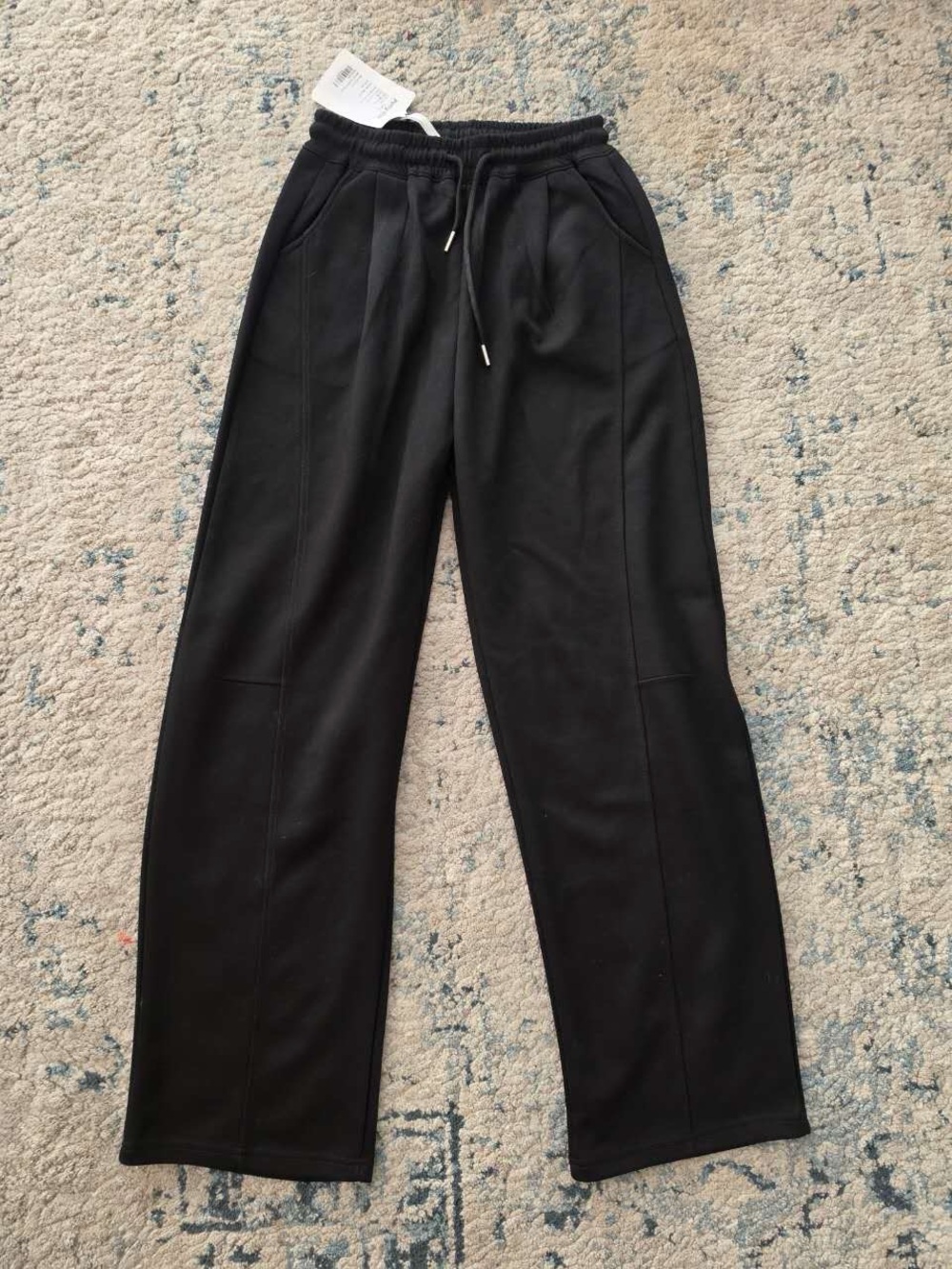 Black Women's Drawstring Track Pants